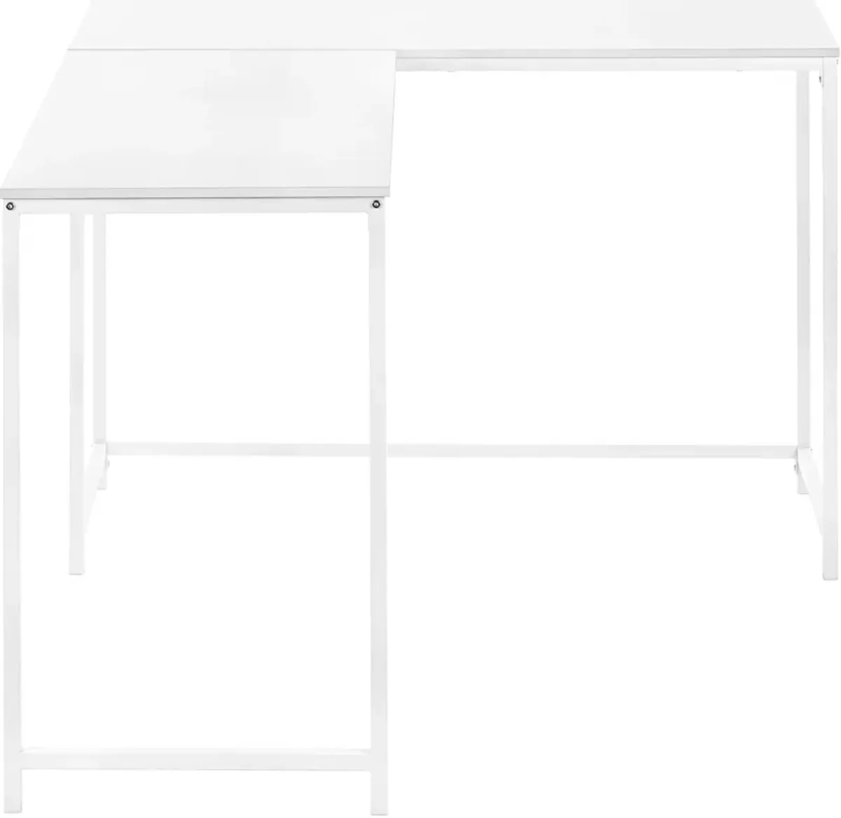 Aethel L-Shaped Desk - White