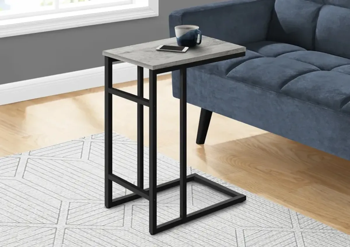 Clare End Table - Gray