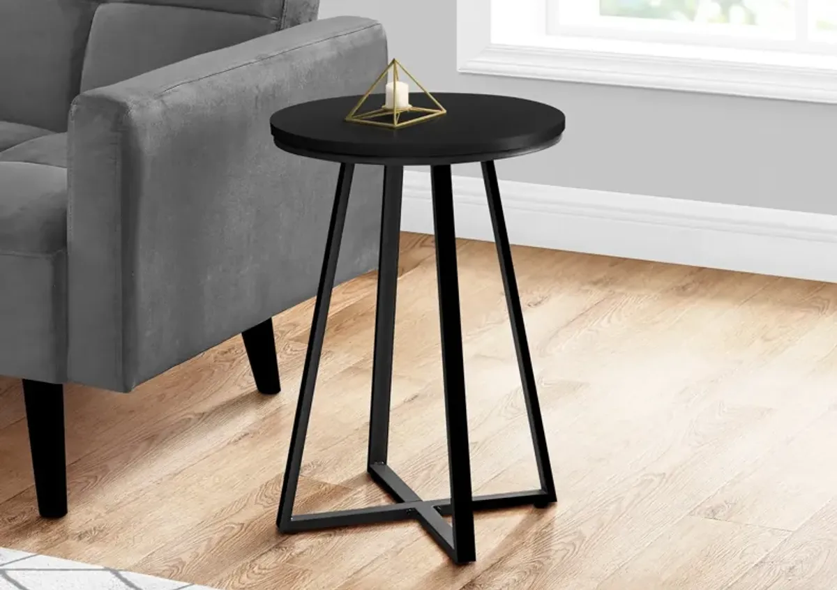 Cathryn End Table - Black