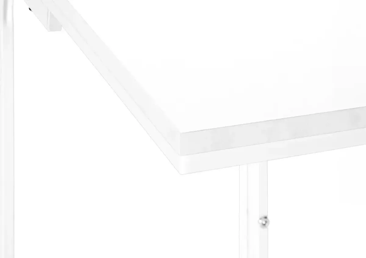 Esther End Table - White