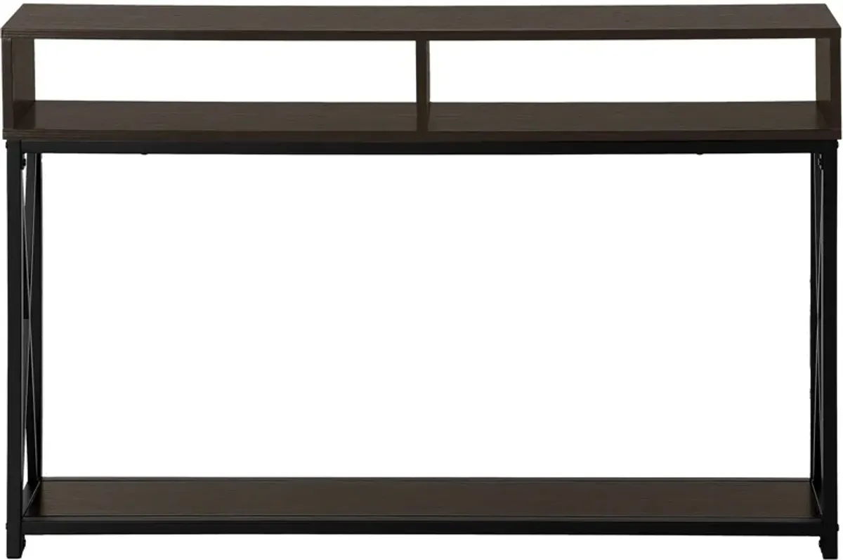 Adelia Console Table - Dark Brown