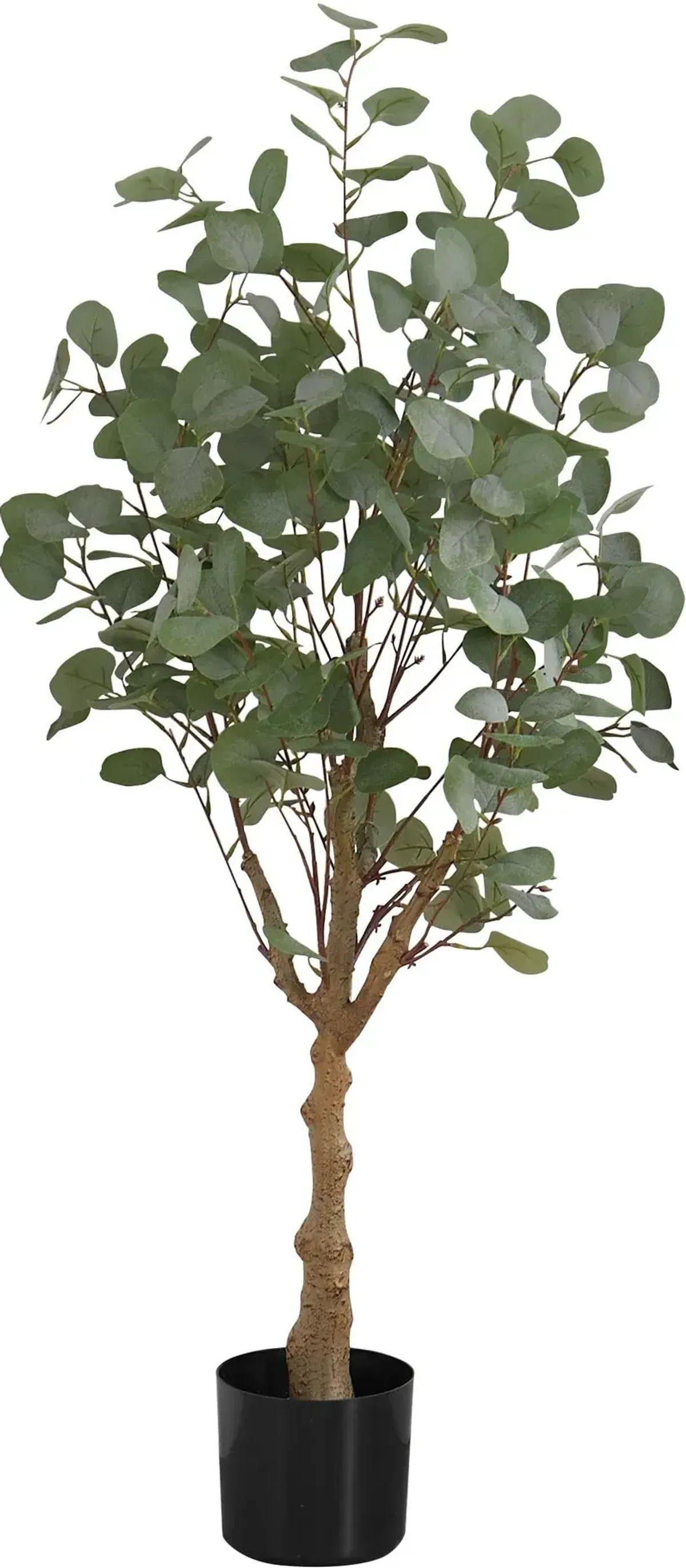 Faux 3' Eucalyptus Tree with Black Planter