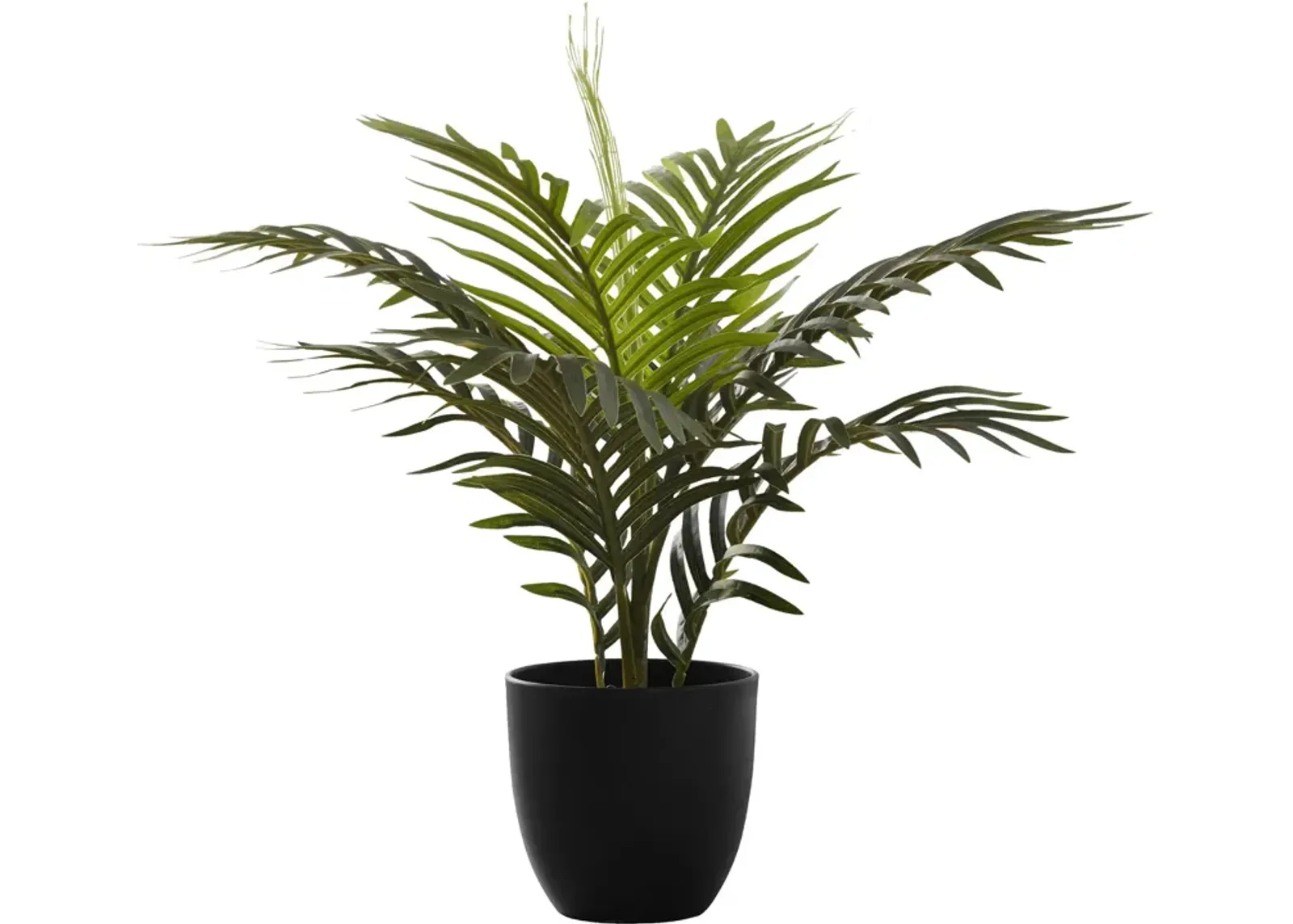 Faux 1' Palm Tree with Black Planter