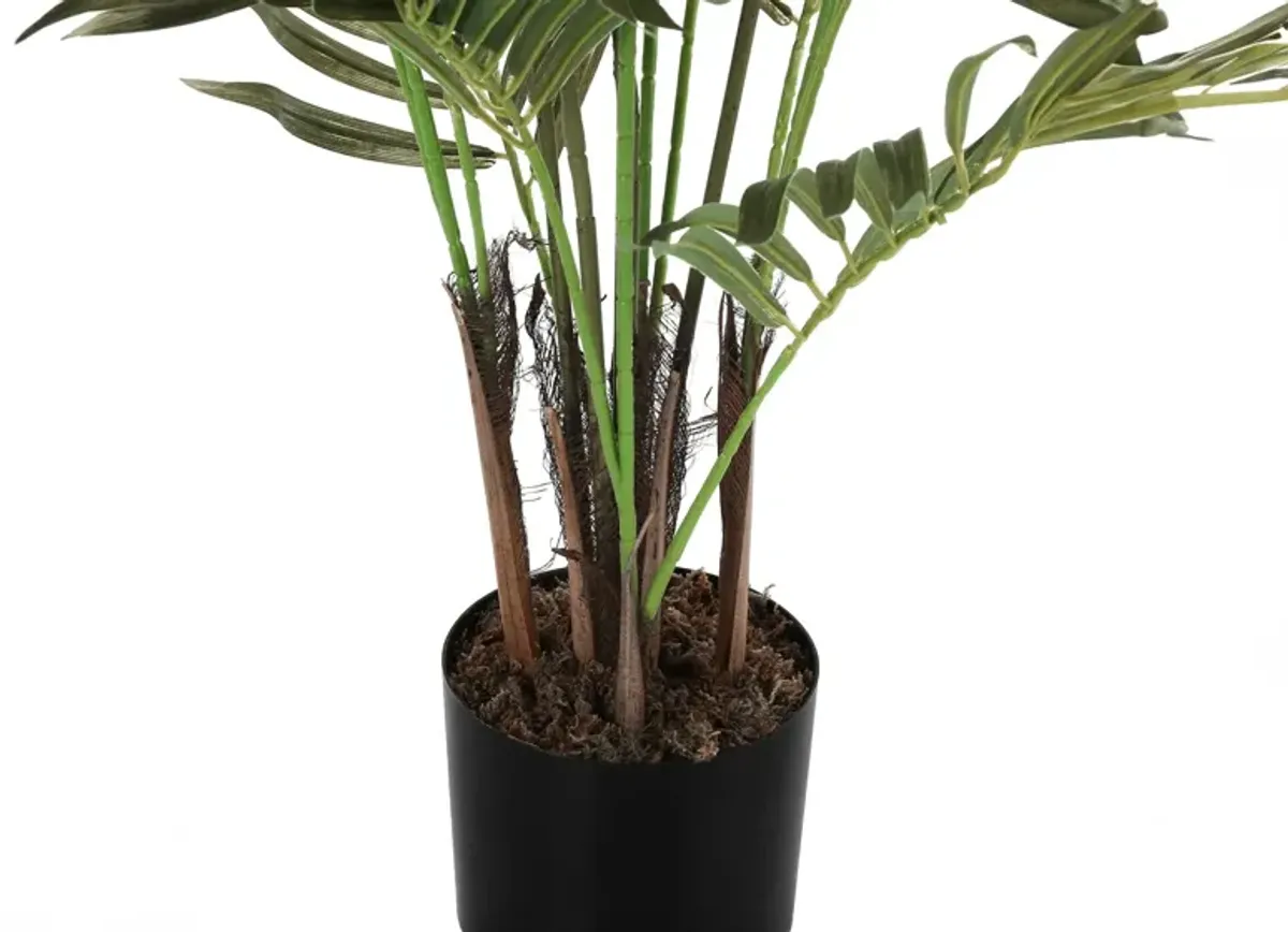 Faux 3' Areca Palm Tree with Black Planter