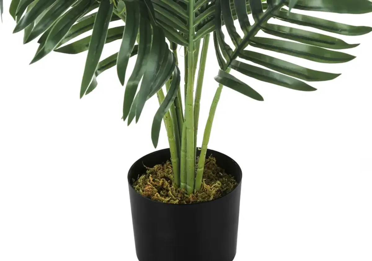 Faux 2' Palm Tree with Black Planter