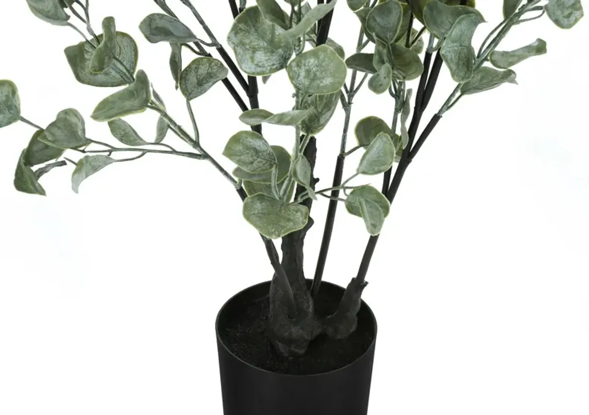 Faux 2' Eucalyptus Tree with Black Planter