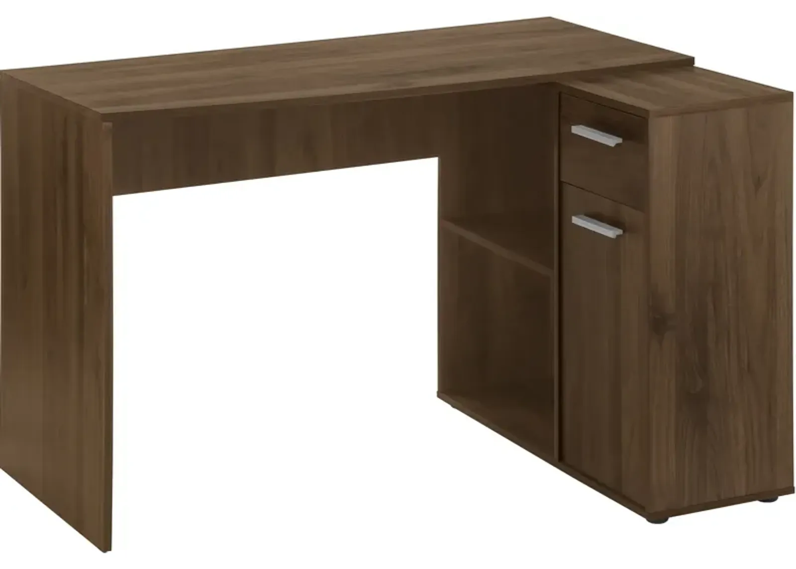 Mark L-Shaped Desk - Walnut