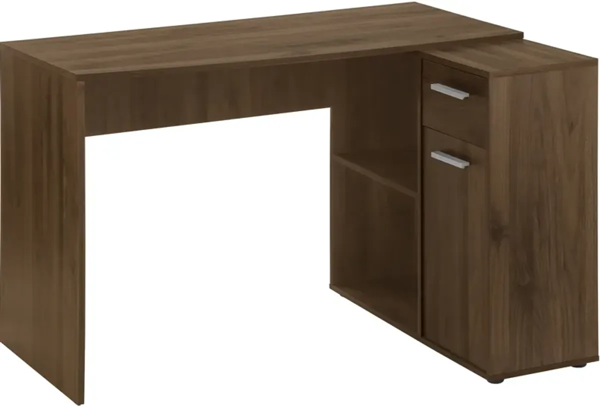 Mark L-Shaped Desk - Walnut