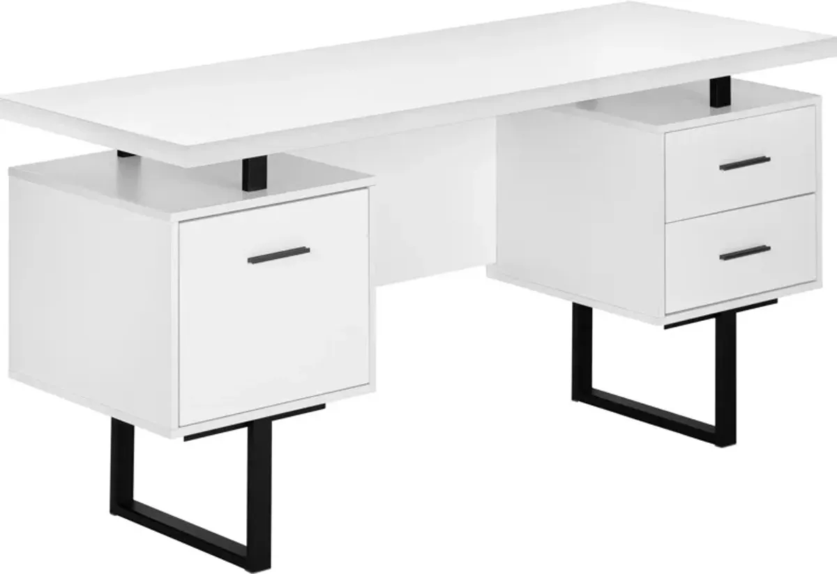 Cleveland Desk - White