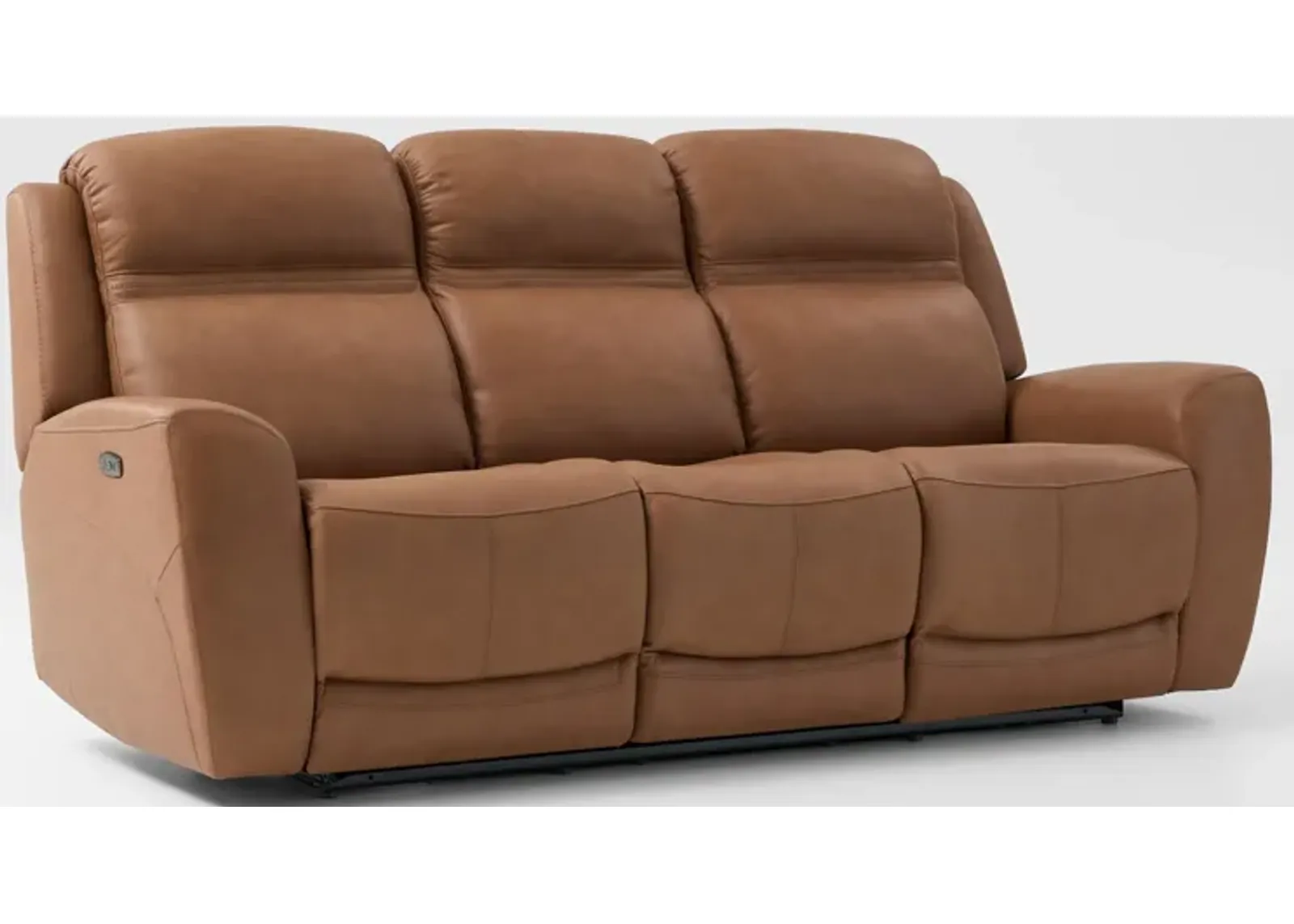 Kenyon Dual-Power Reclining Sofa - Tan