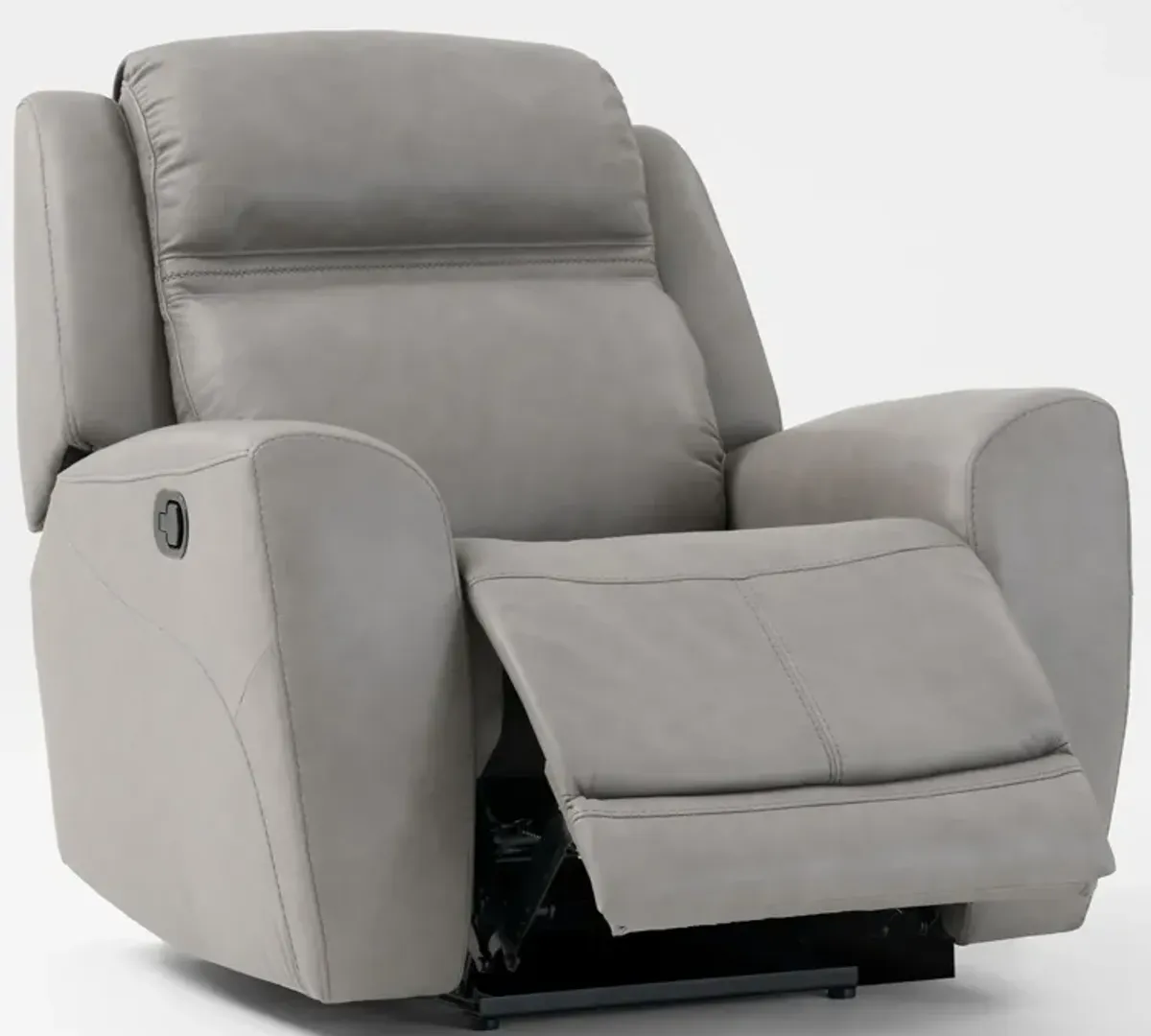 Kenyon Manual Recliner - Light Gray