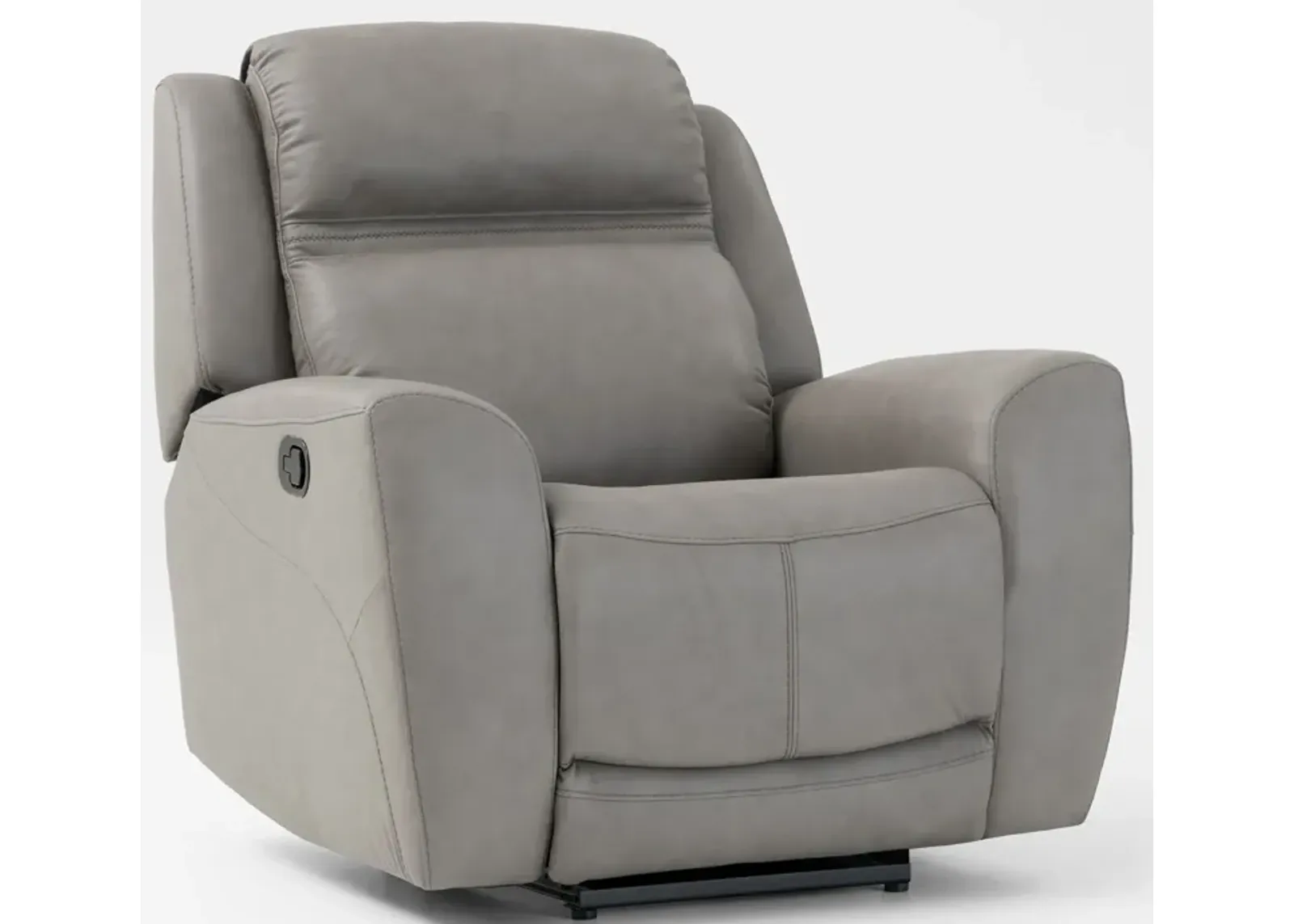 Kenyon Manual Recliner - Light Gray