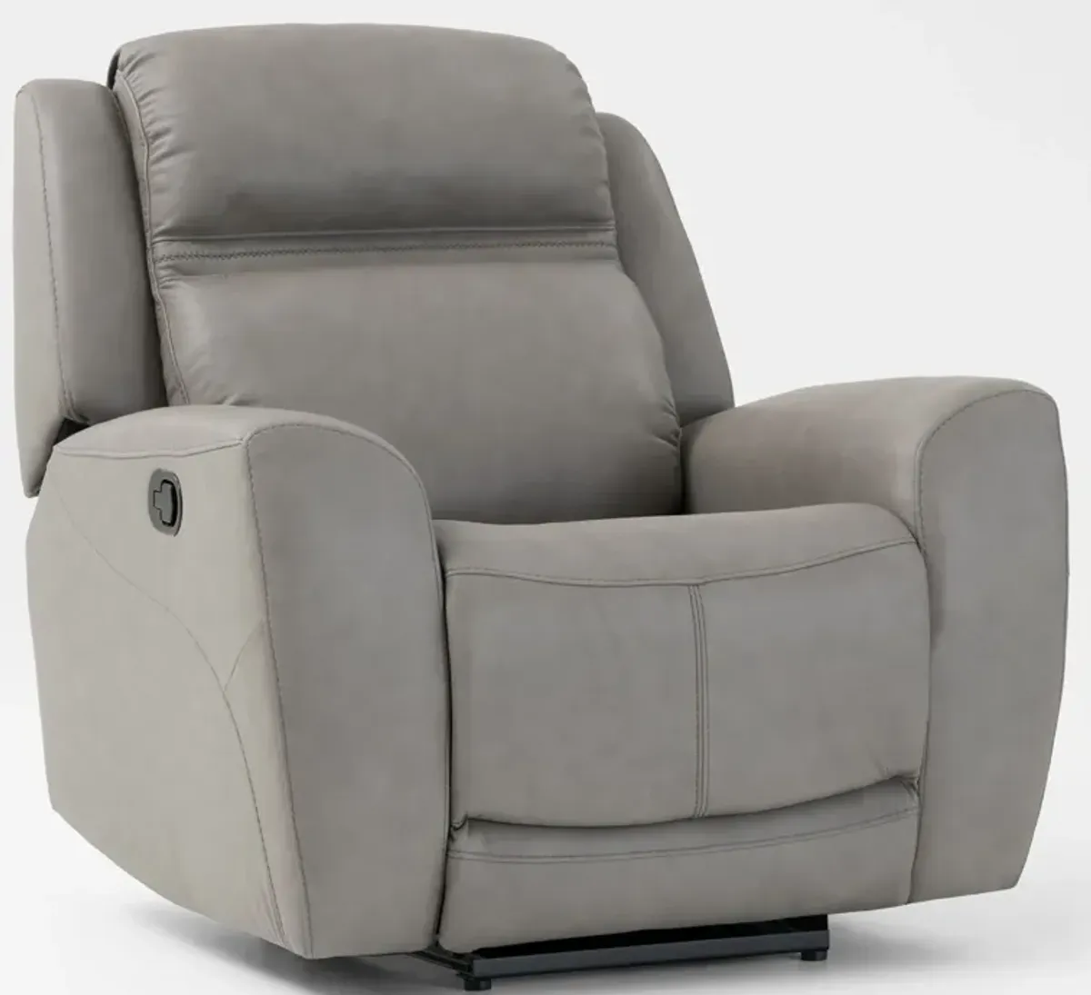 Kenyon Manual Recliner - Light Gray