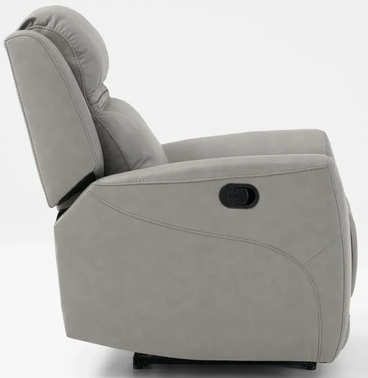 Kenyon Manual Reclining Sofa and Recliner Set - Light Gray