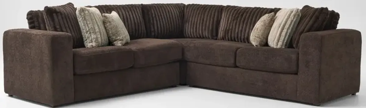 Nori 3-Piece Sectional - Espresso