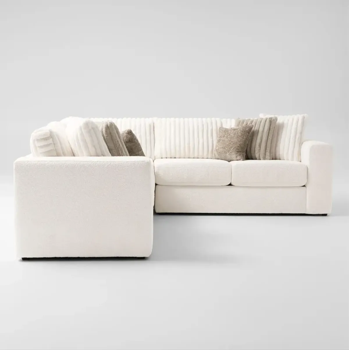 Nori 3-Piece Sectional - White