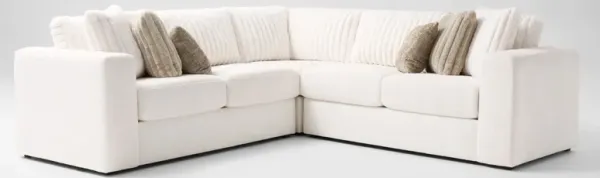 Nori 3-Piece Sectional - White