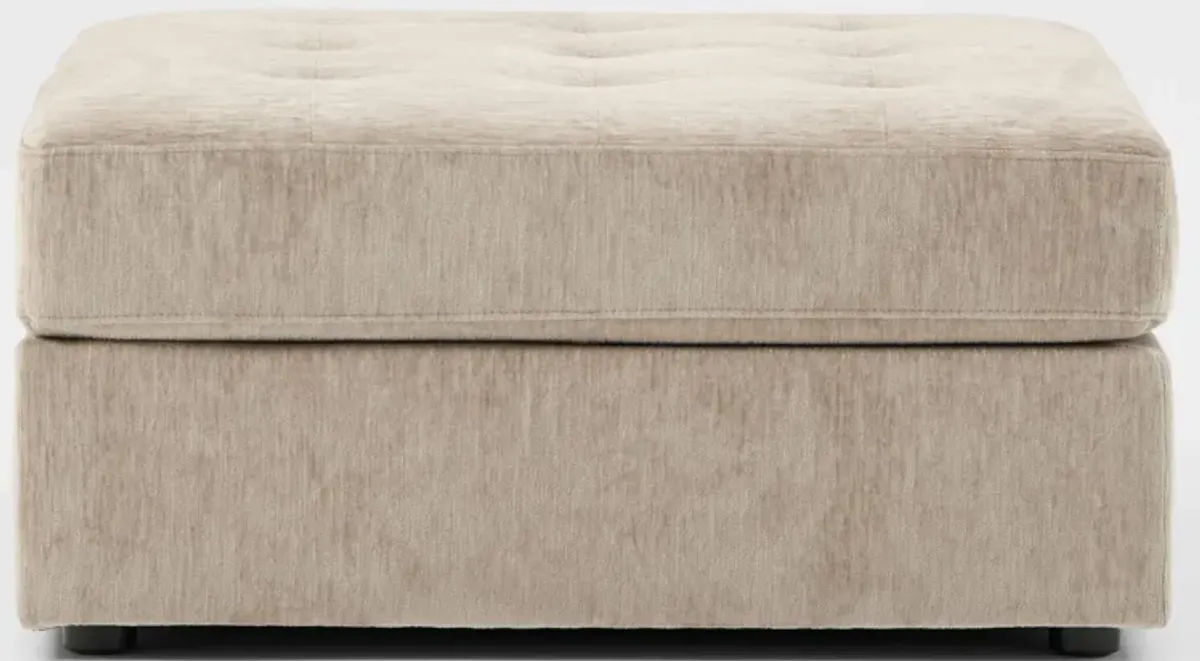 Martino 4-Piece Sectional and Ottoman - Sand