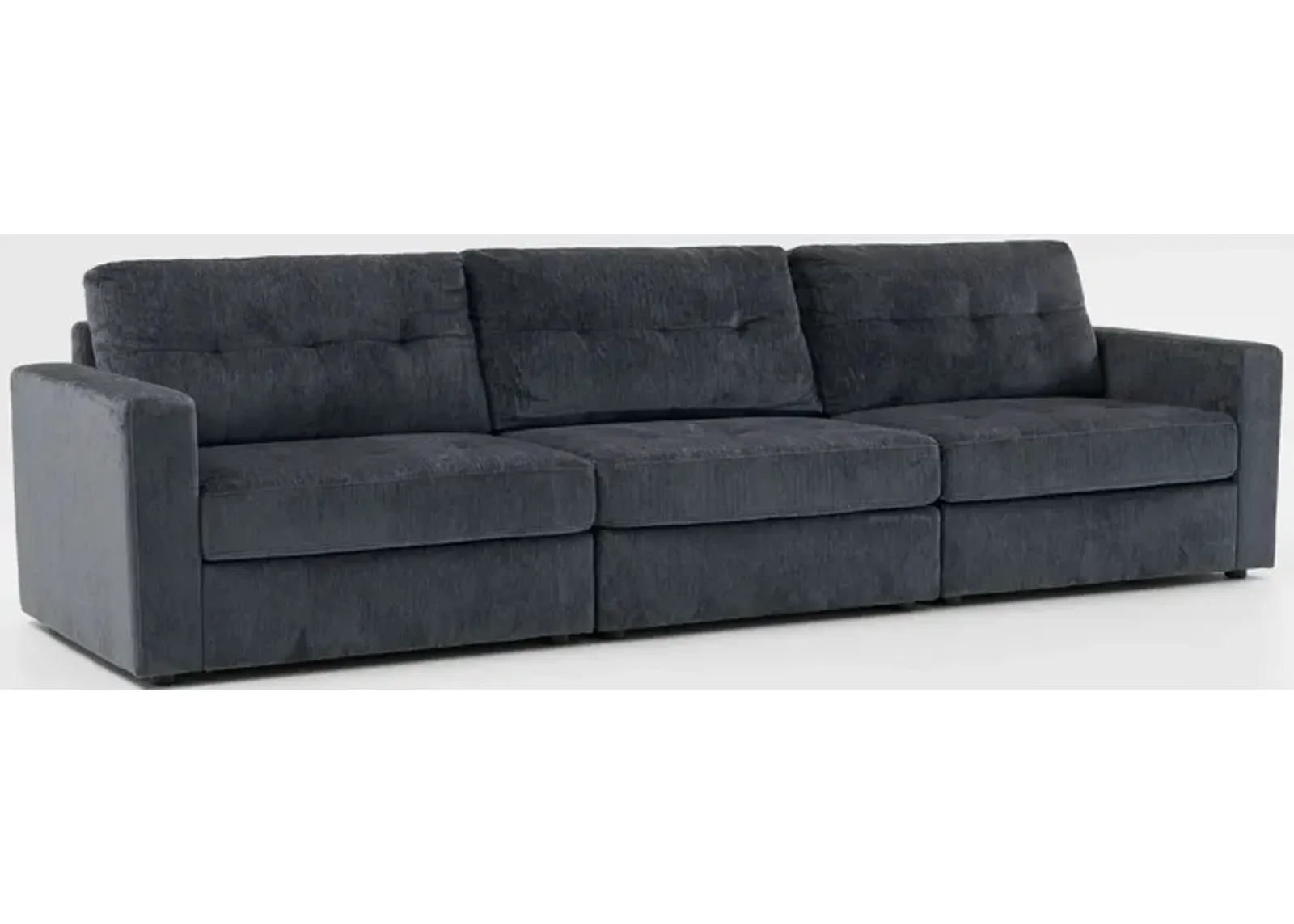 Martino 3-Piece Sofa - Midnight