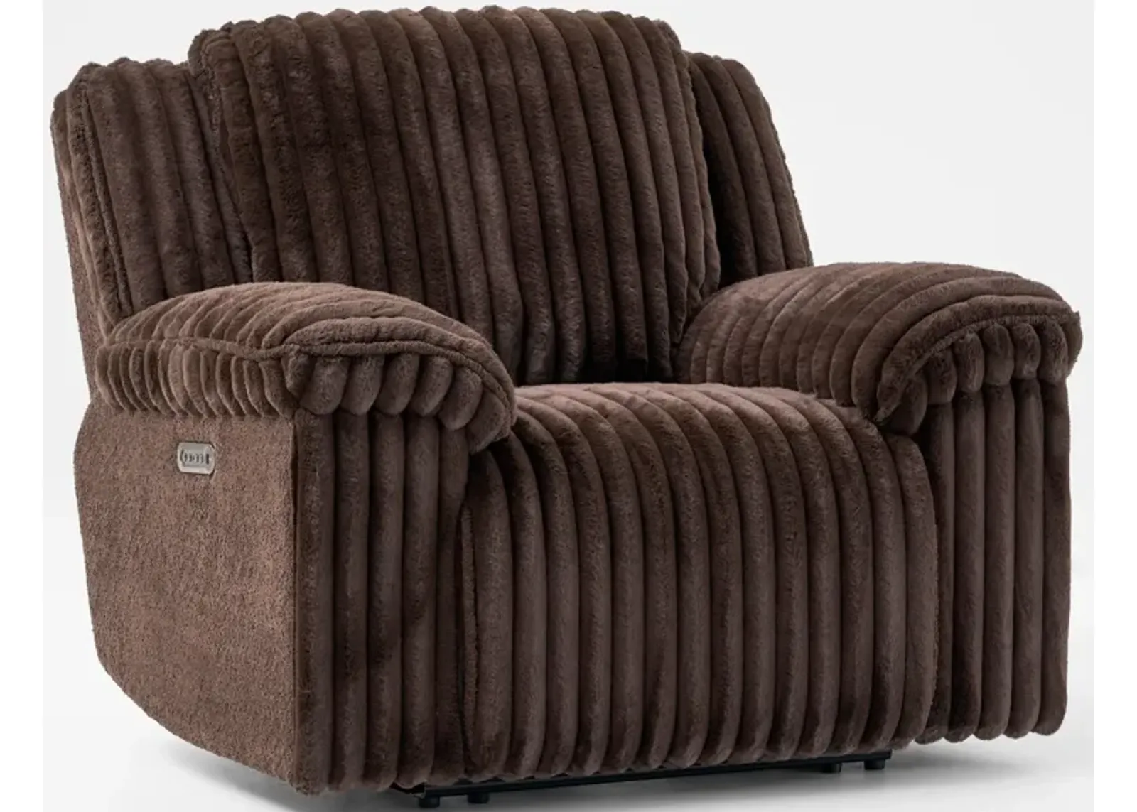 Rafi Dual-Power Recliner - Espresso