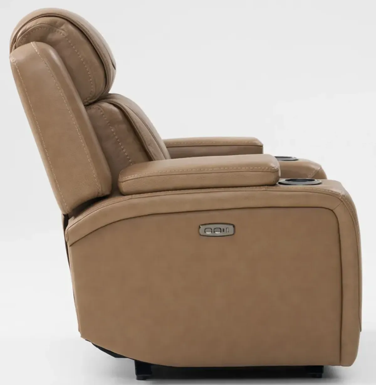 Forte Dual-Power Reclining Sofa and Recliner - Sand