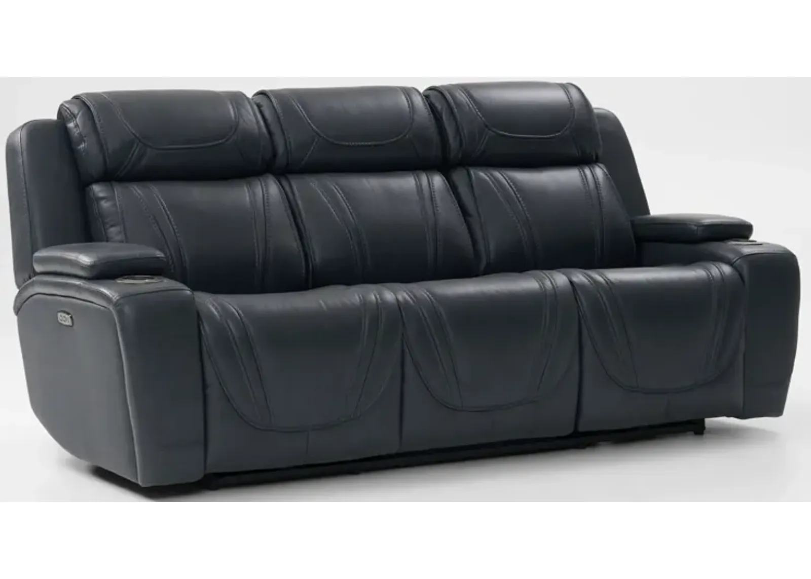 Forte Dual-Power Reclining Sofa - Navy