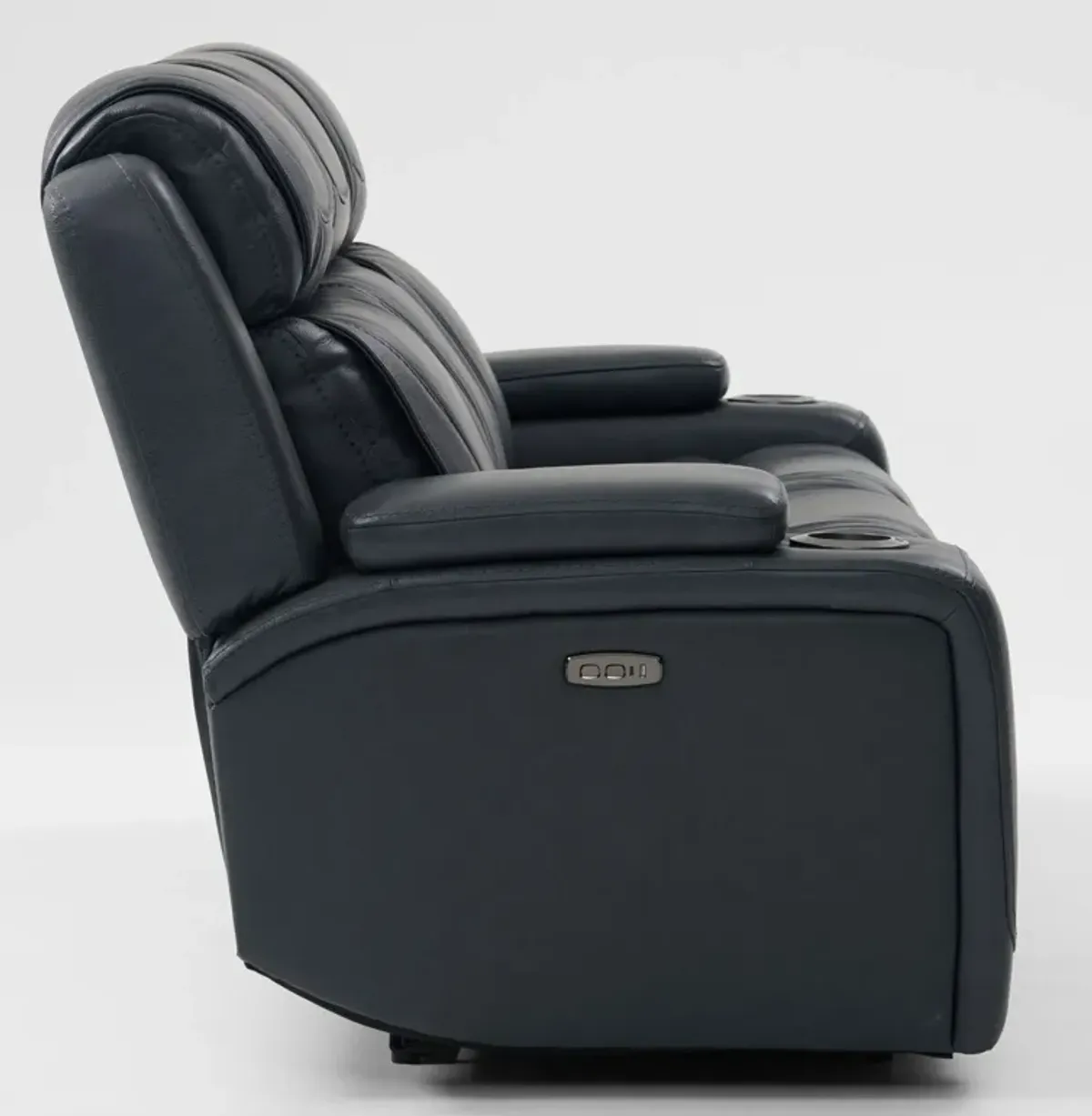 Forte Dual-Power Reclining Sofa and Recliner - Navy