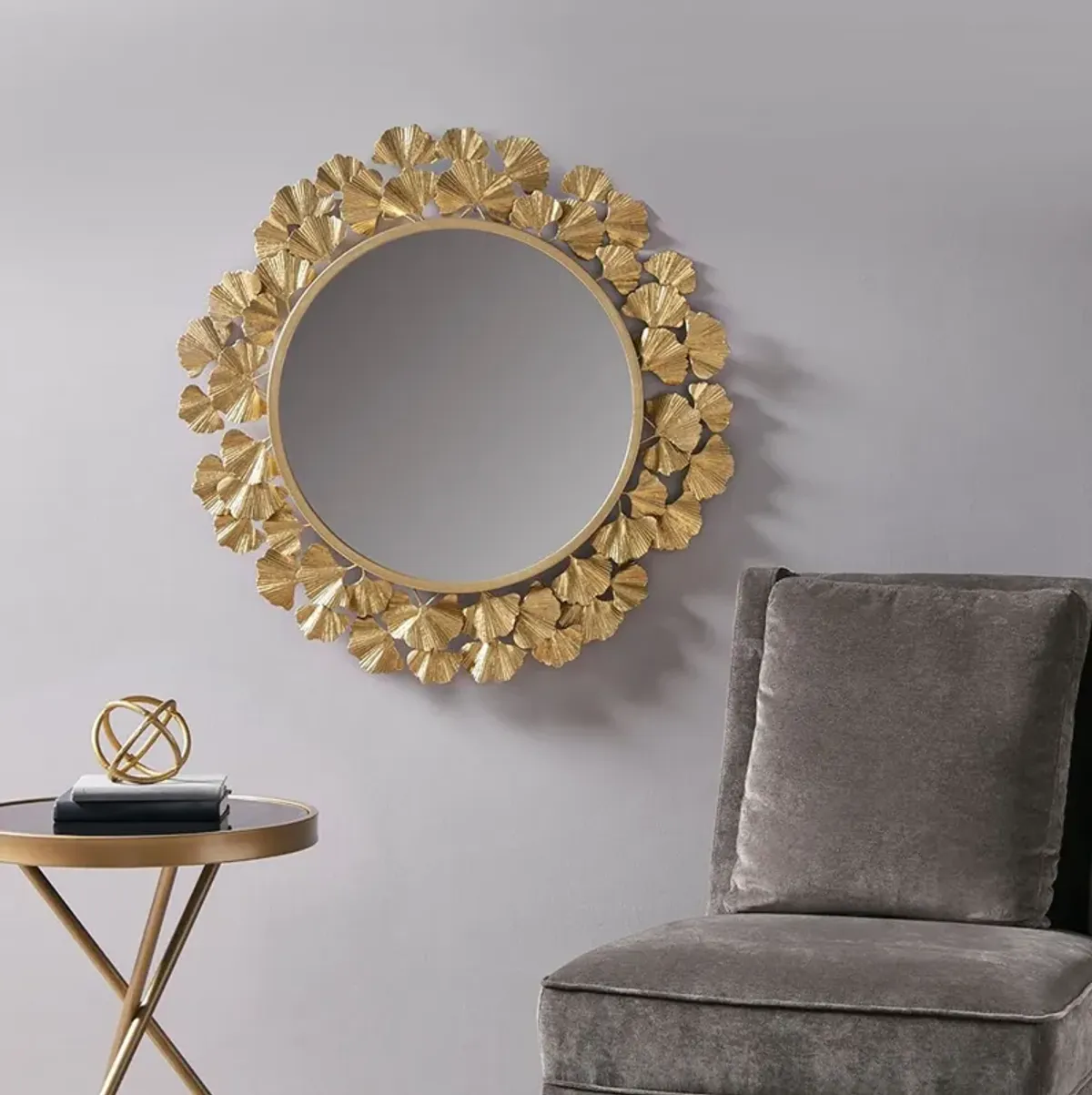 Ashlar 31'' Round Wall Mirror