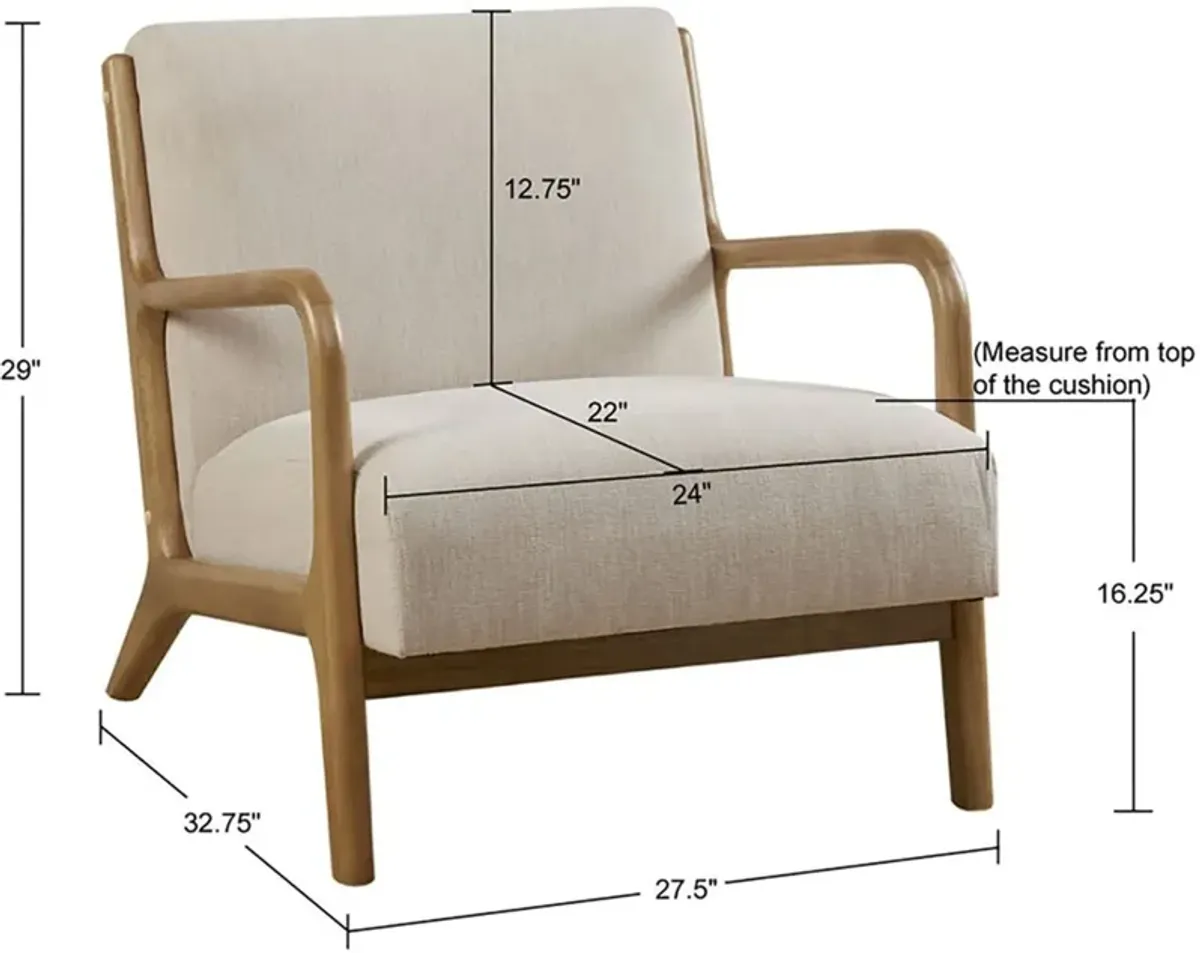 Vipin Accent Chair - Cream