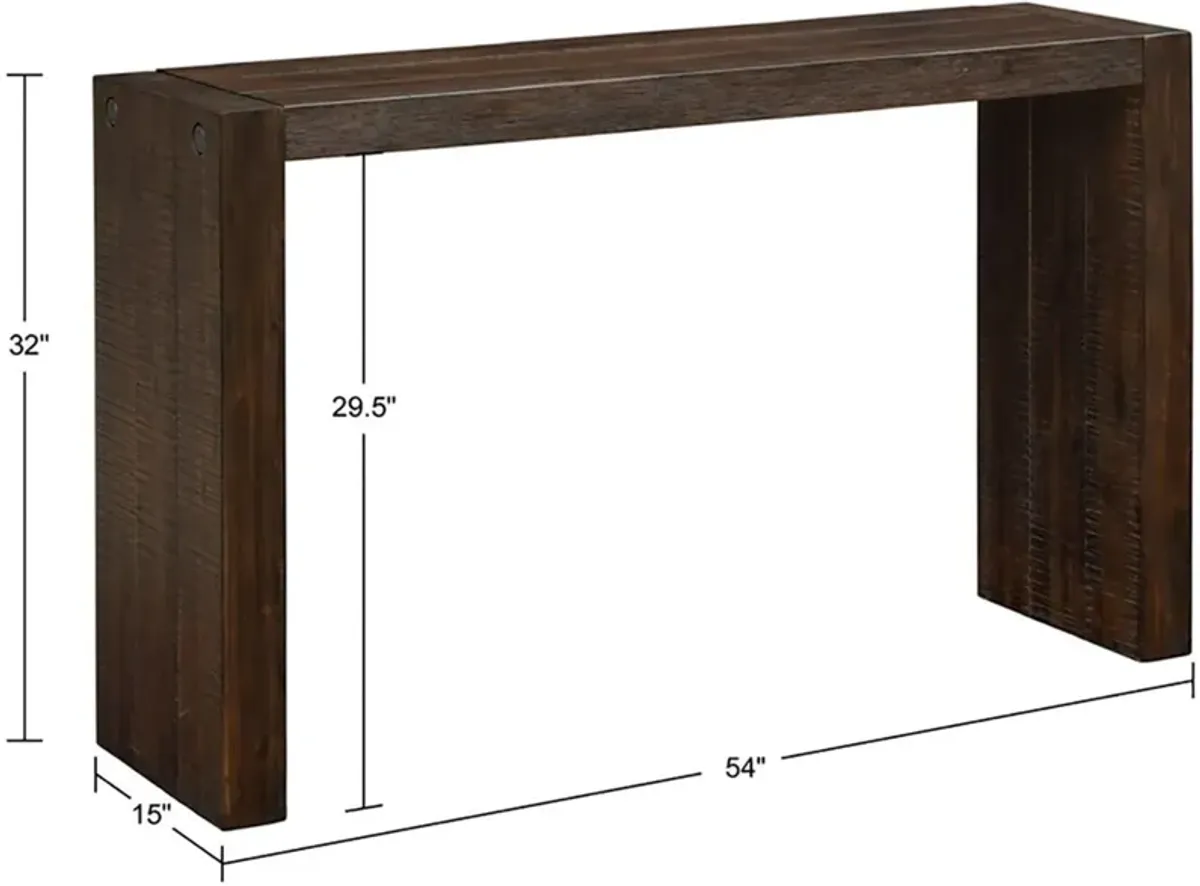 Simona 54" Console Table - Brown