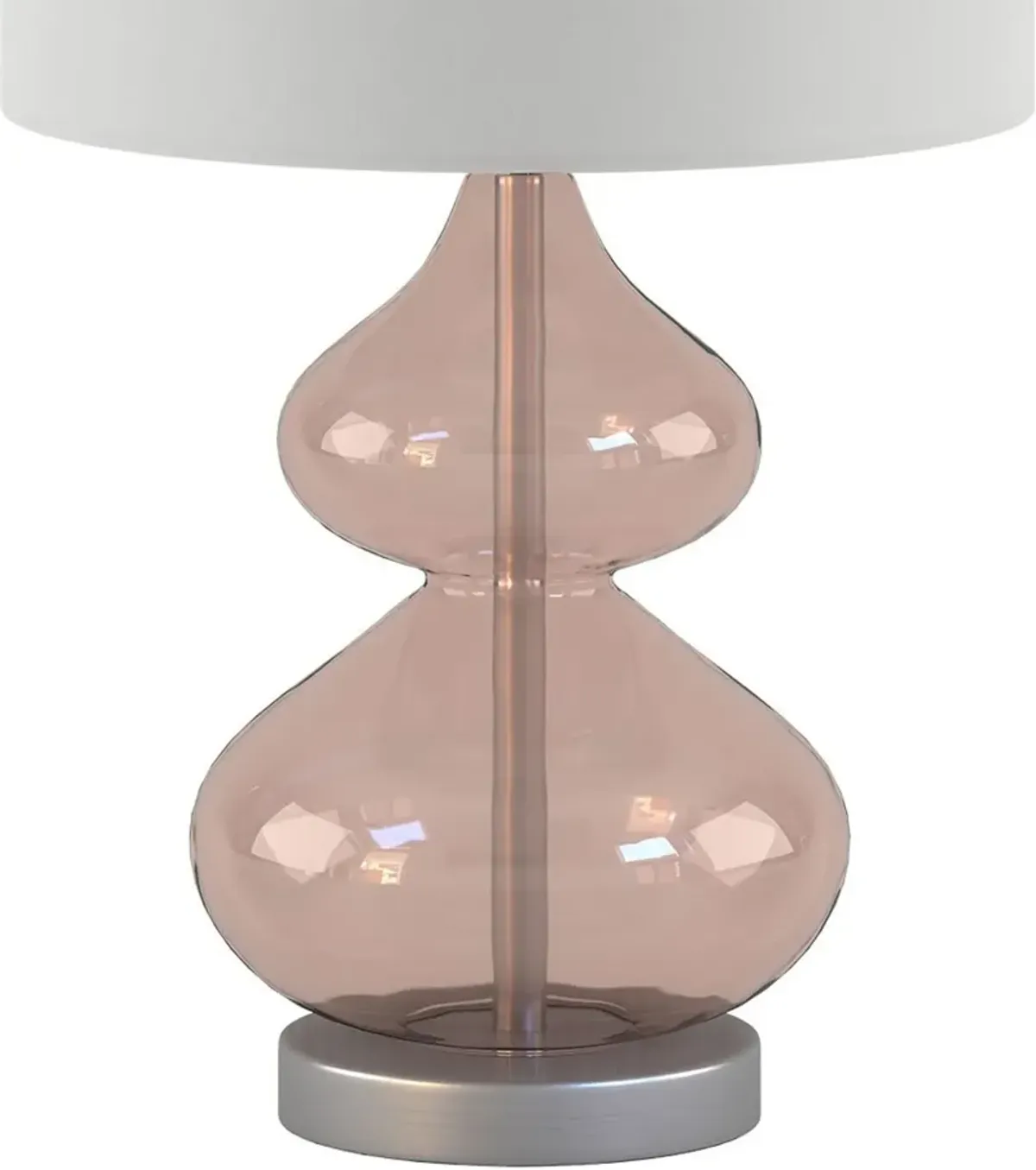 Irvine 25" Table Lamp Set - Pink