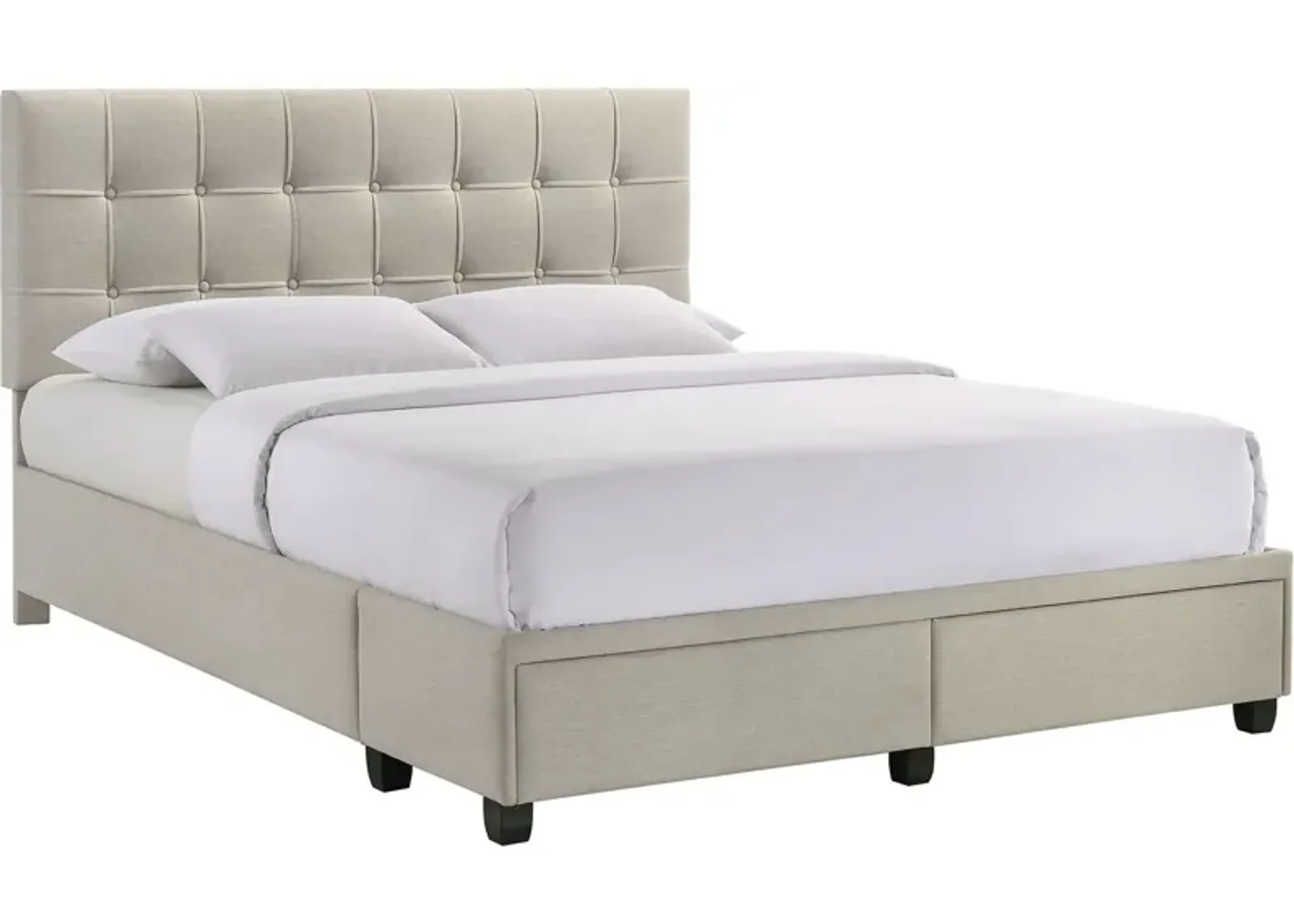 Romy Queen Platform Upholstered Storage Bed