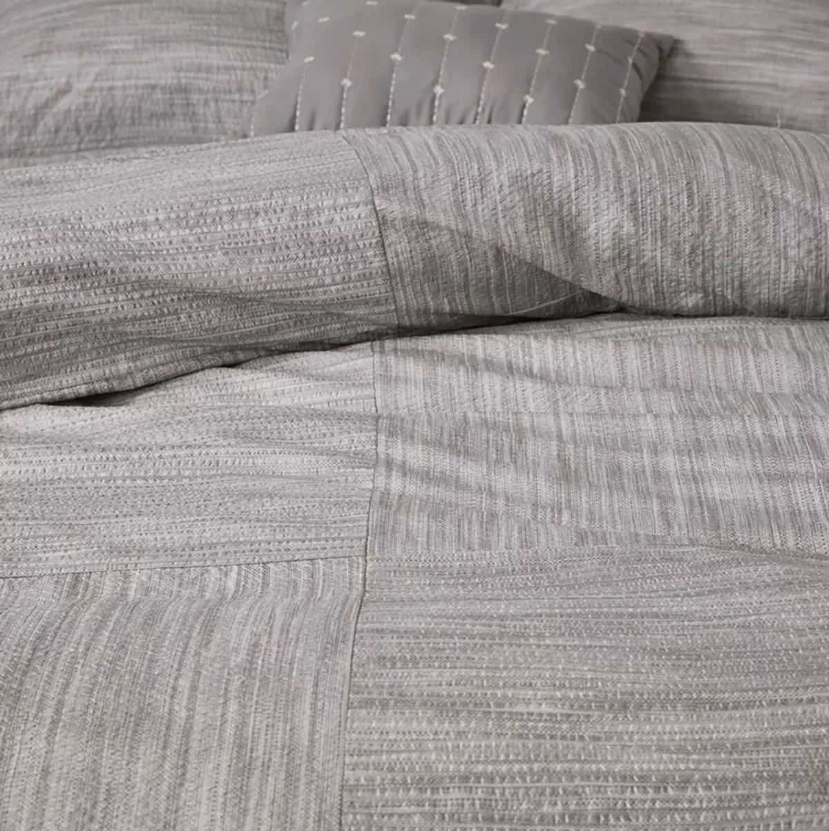 Heiress Queen Comforter Set - Gray