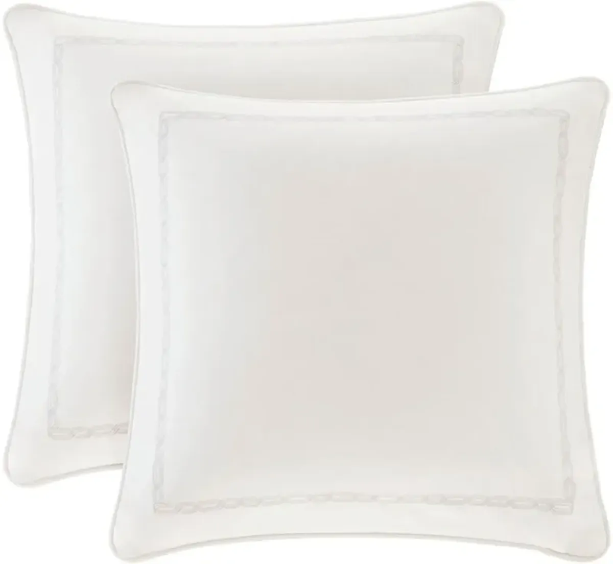 Marie Queen Comforter Set - White