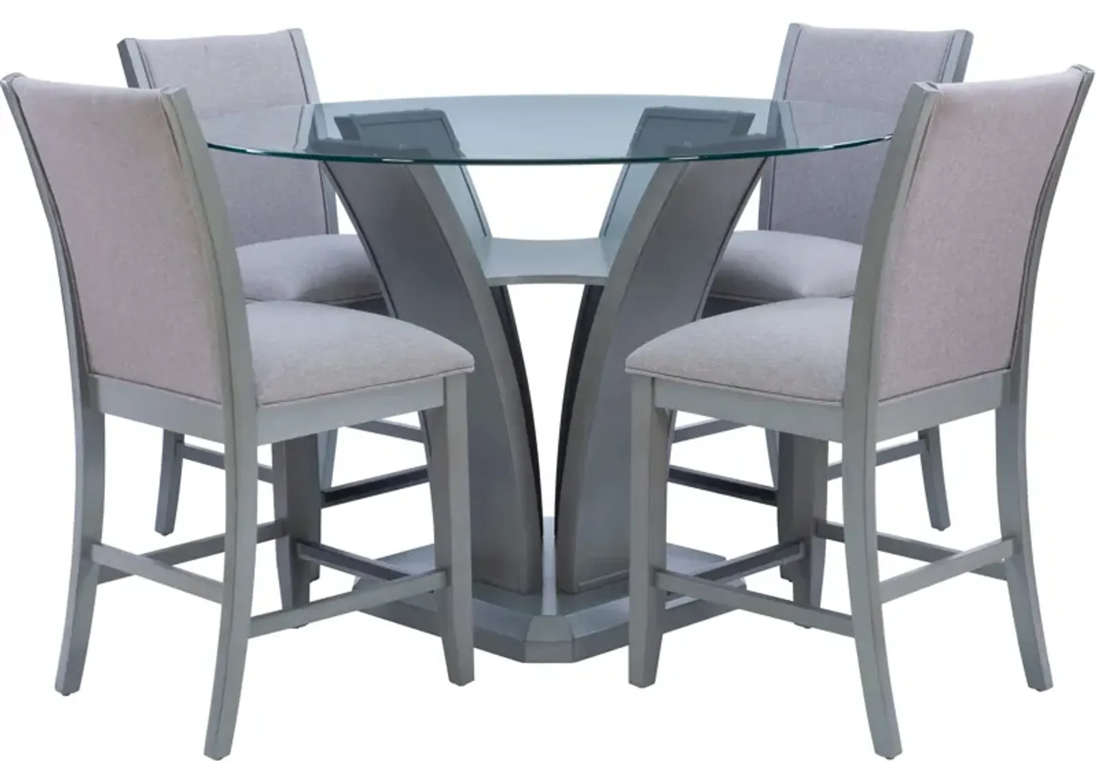 Zina 5-Piece Counter-Height Dining Set