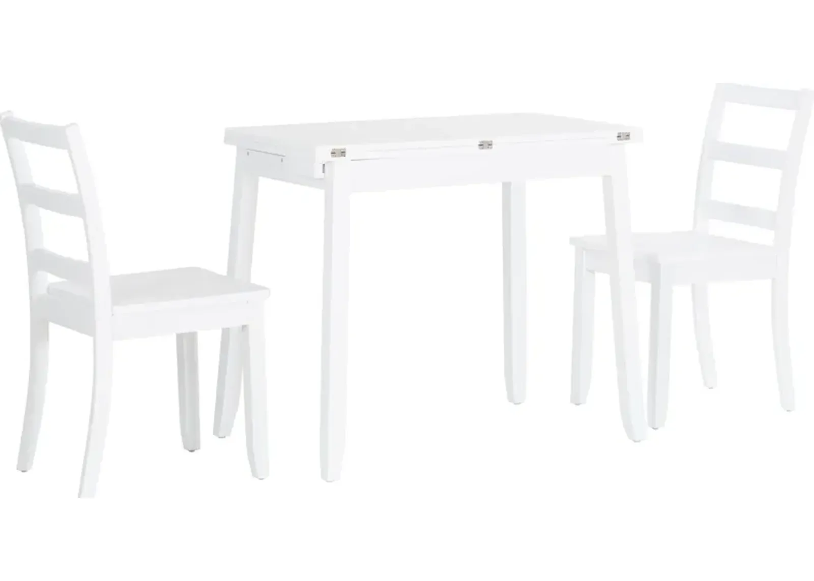 Melonie 3-Piece Drop-leaf Dining Set - White