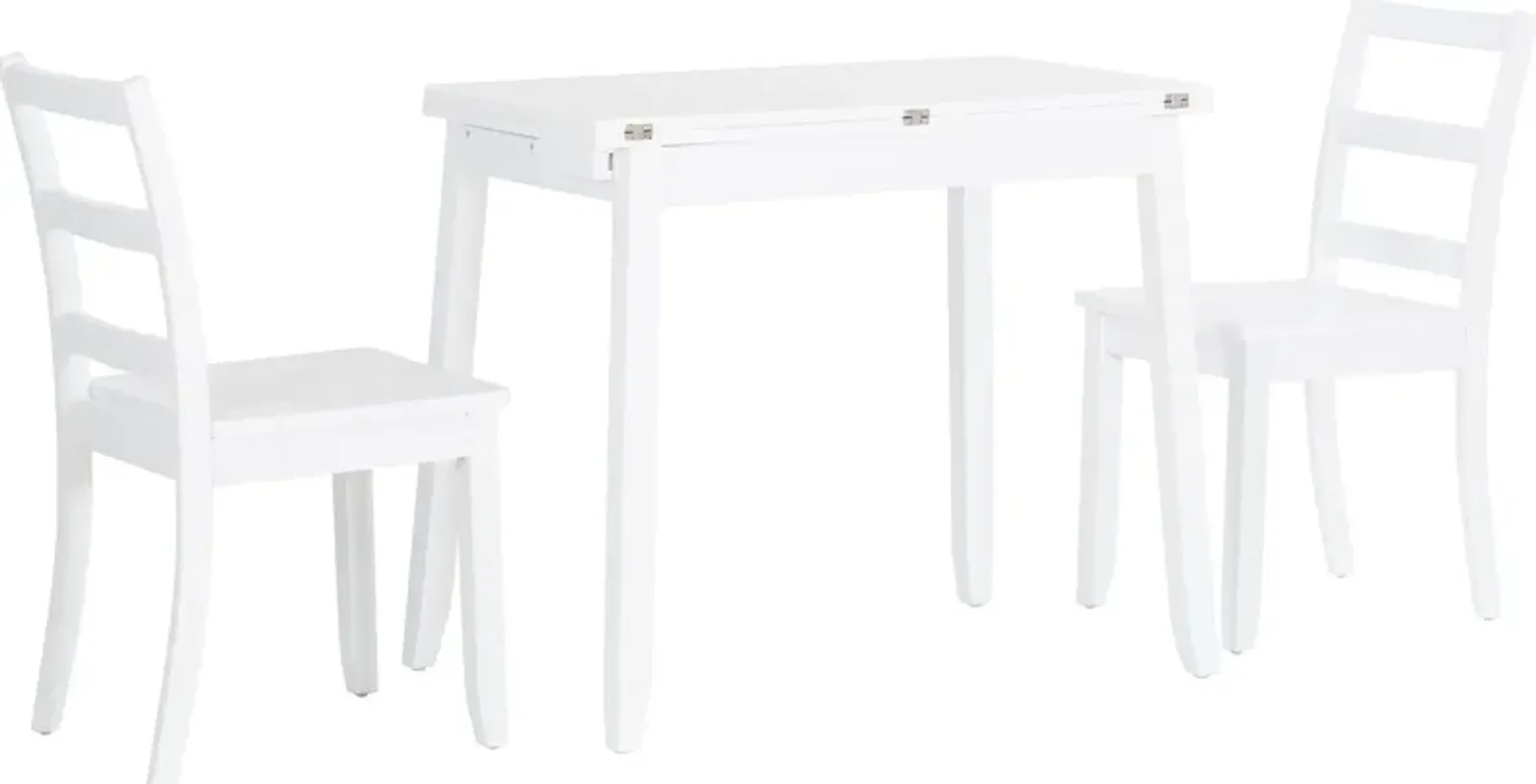 Melonie 3-Piece Drop-leaf Dining Set - White