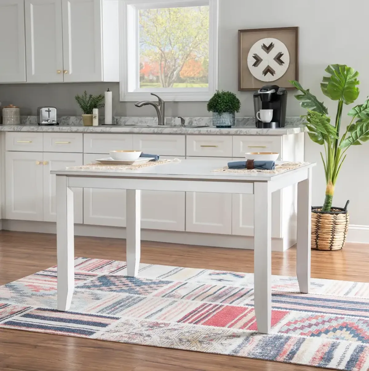Candice Dining Table and 4 Side Chairs