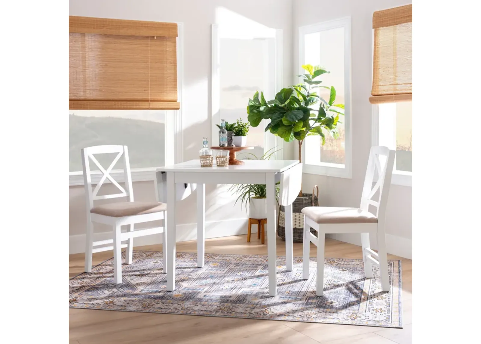 Krigel 3-Piece Drop-Leaf Dining Set