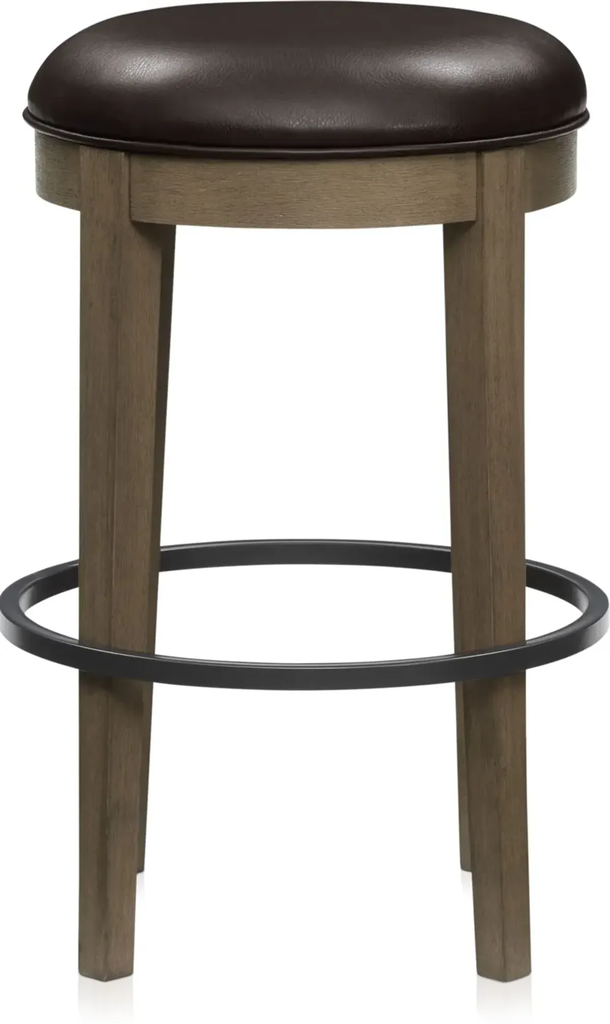 Deacon Bar Height Dining Table and 6 Backless Swivel Stools