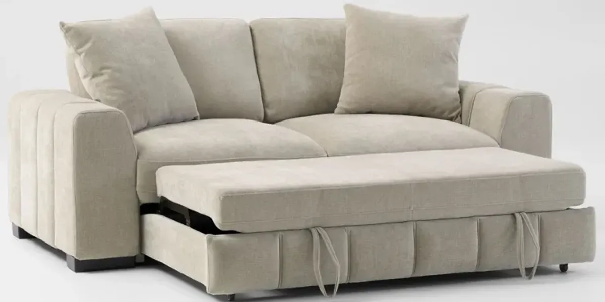 Hero Media Sleeper Sofa - Sand