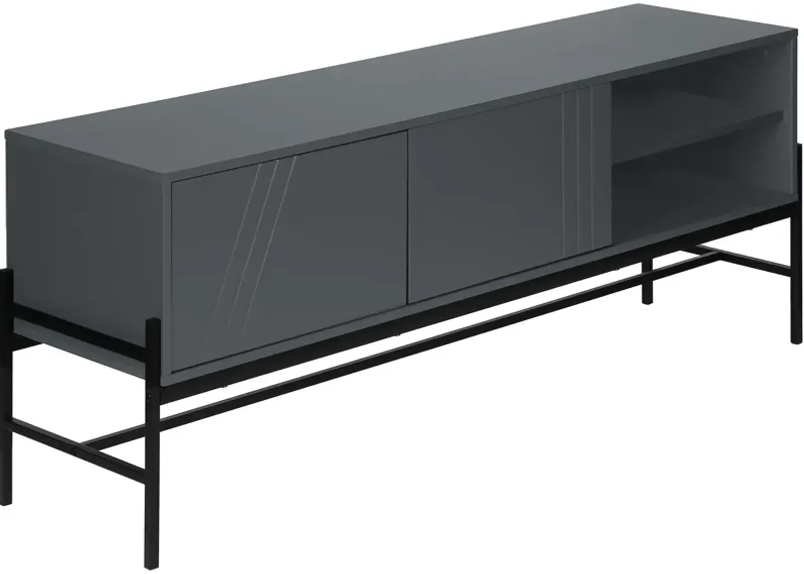 Daniella 60" TV Stand - Gray