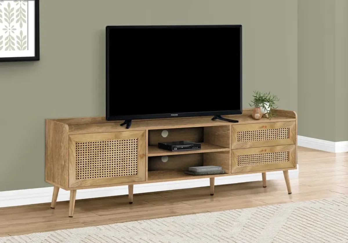 Amirah 72" TV Stand - Walnut