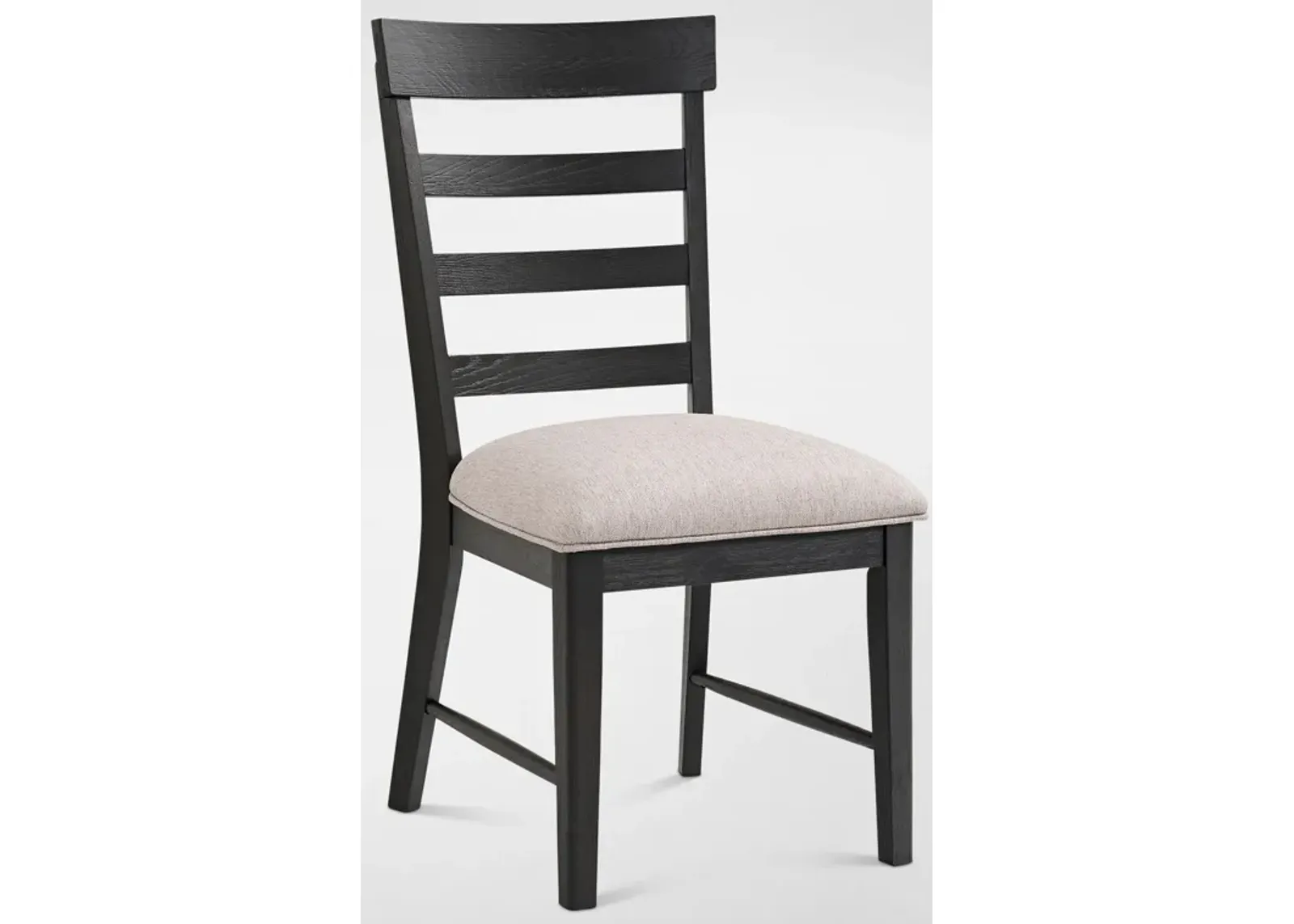 Hayward Ladder-Back Dining Chair - Black