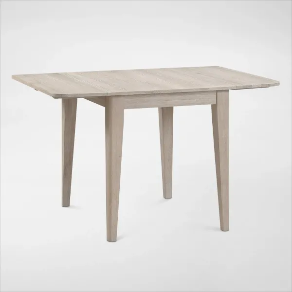 Hayward Solid Wood Small Extendable Dining Table - White