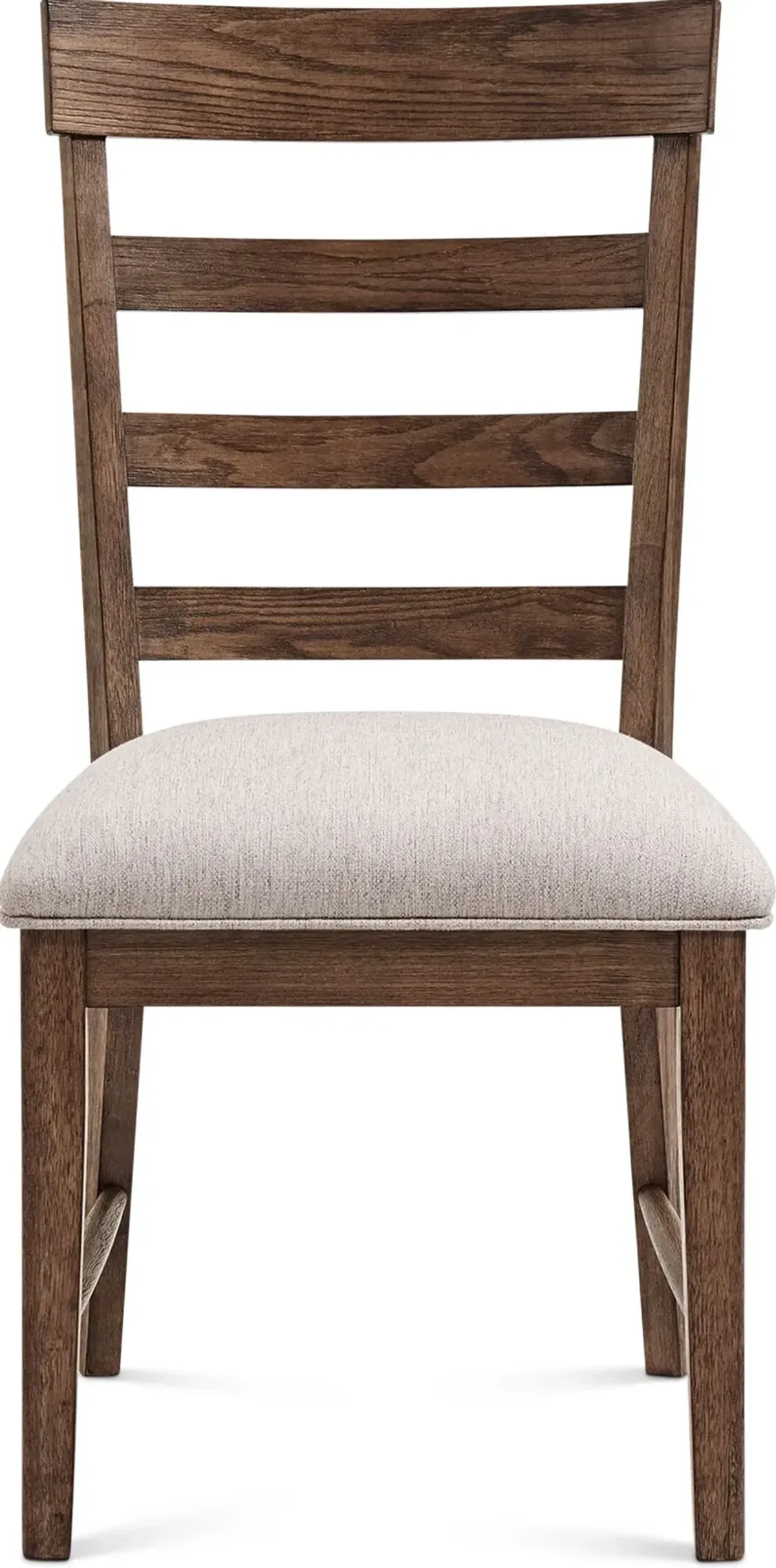 Hayward Solid Wood Ladder-Back Dining Chair - Brown