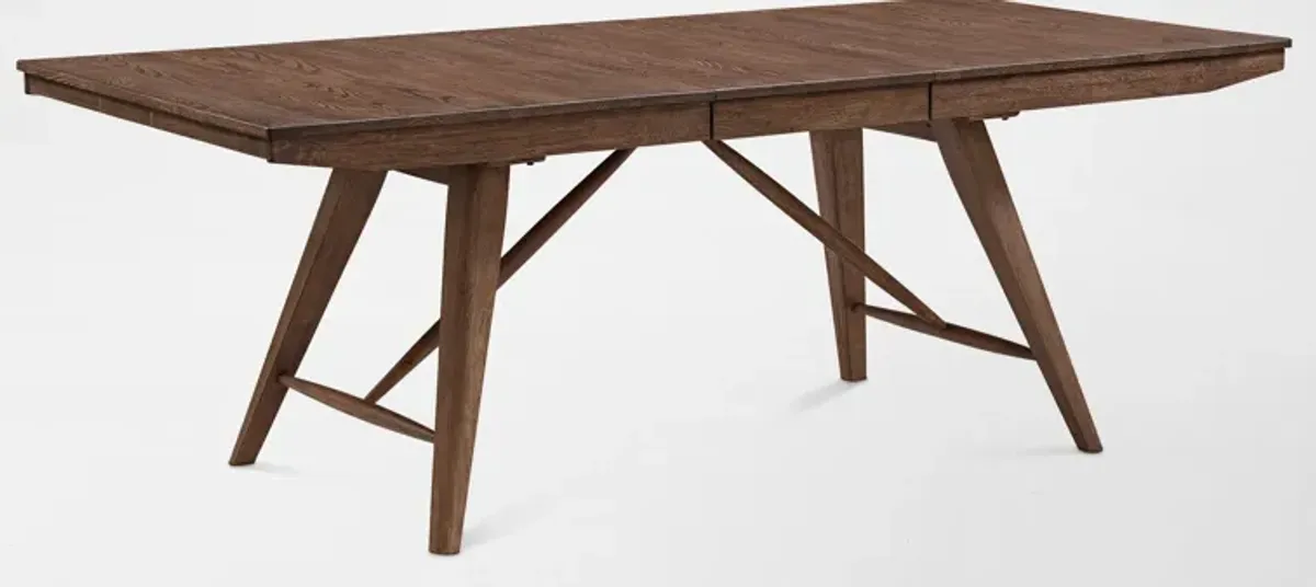 Hayward Large Extendable Dining Table - Brown