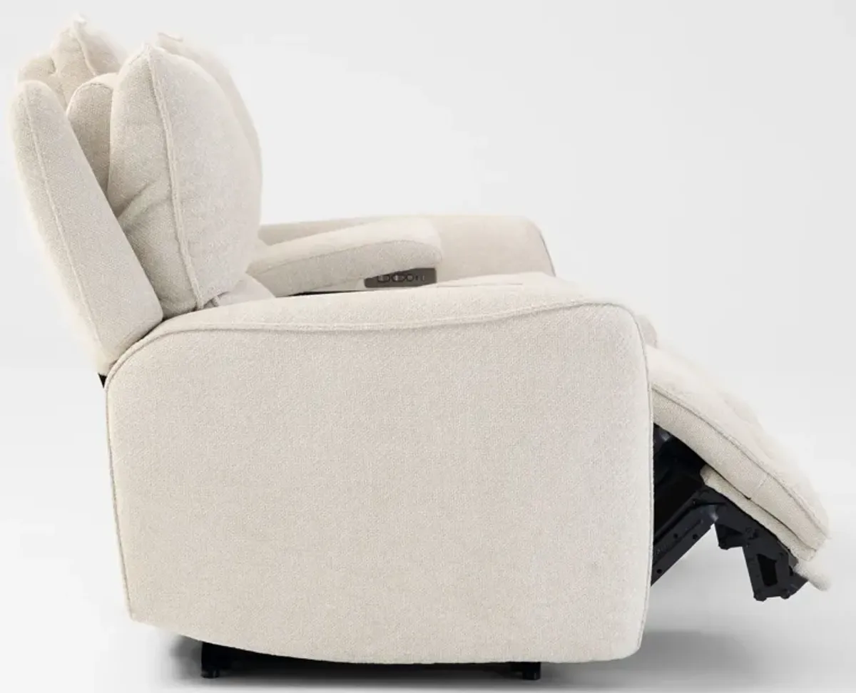 Wayne Dual-Power Reclining Loveseat with Console