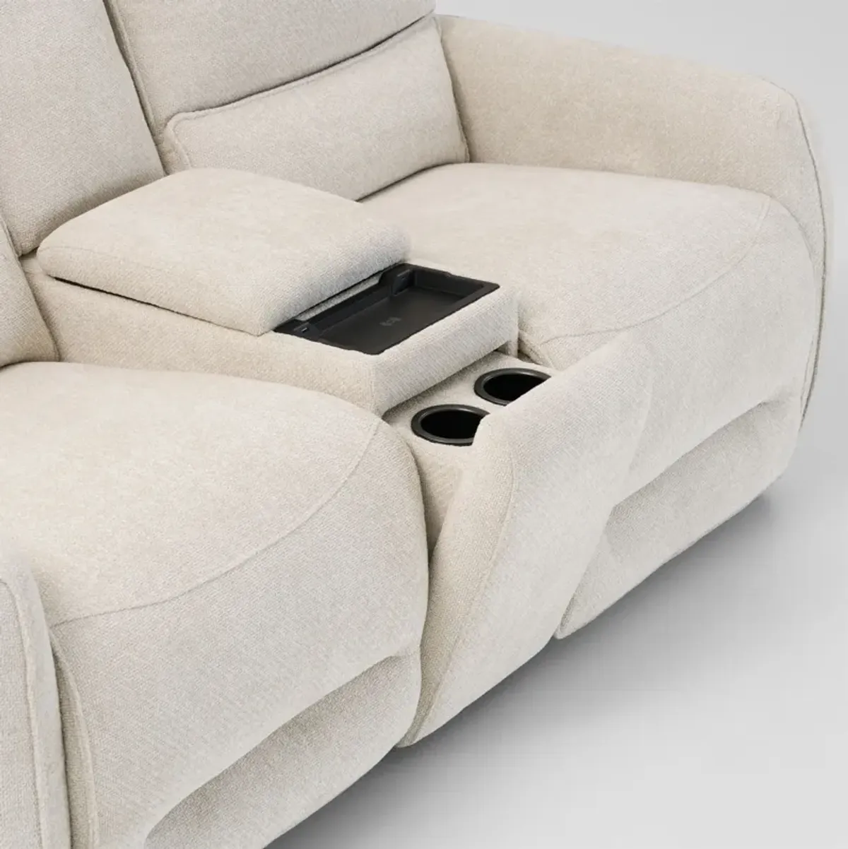 Wayne Manual Reclining Sofa and Loveseat with Console Set