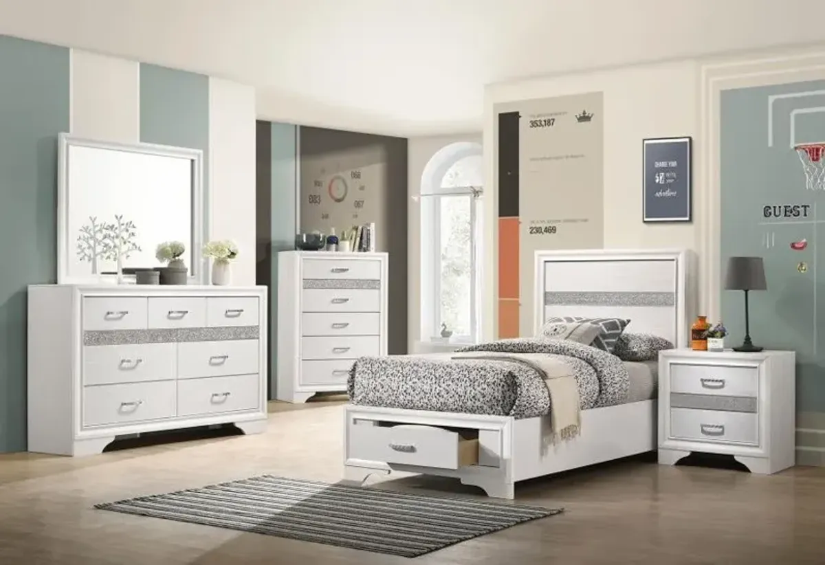 Jessica Twin Platform Storage Bed